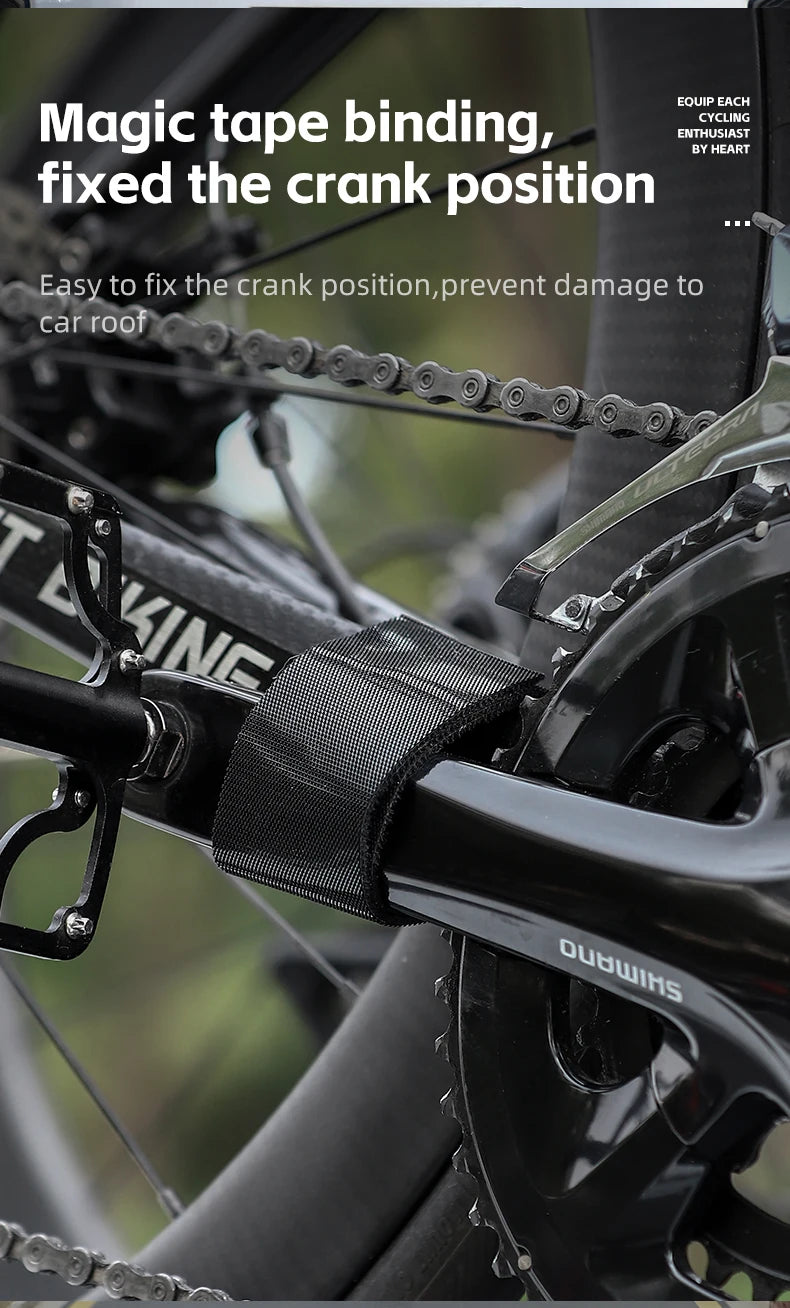 WEST BIKING Car Roof Vacuum Suction Cup Bicycle Racks Cycling Tour MTB Road Bike Quick Release Car Carrier Top Parking Racks