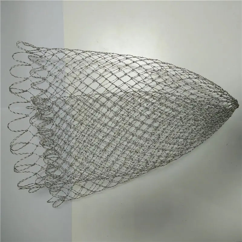 Depth Nylon Fishing Net Collapsible Rhombus Mesh Hole Folding Dip Net Outdoor Fishing Tools Fishing Catchers Planting Tackle