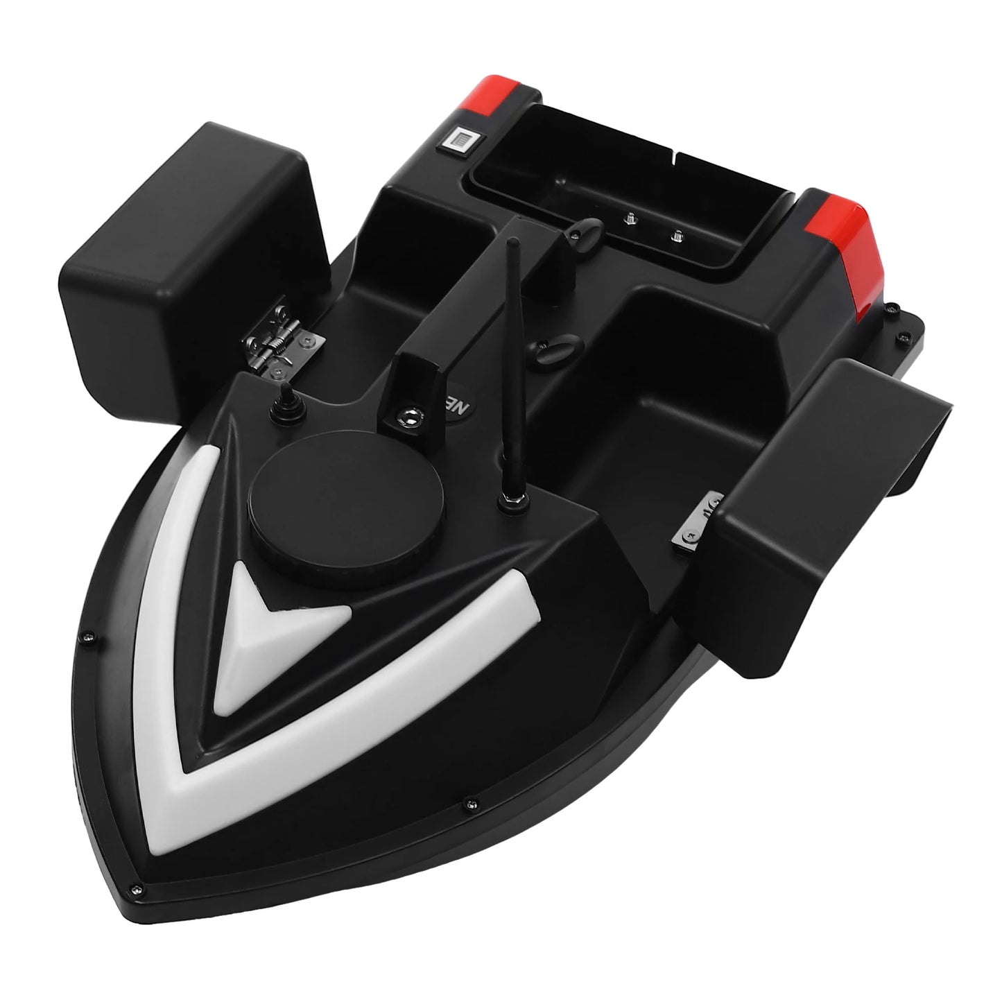 RC Fishing Bait Boat with Depth Sounder and GPS 3 Boxes Bait Boat Fishing Boat w/Remote Control Auto Return RC Fish Boat