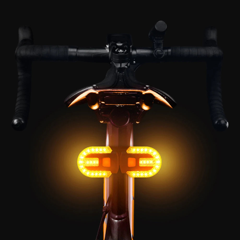 Bicycle Turn Signal Light Wireless Remote Control Bicycle Rear Light USB Rechargeable Cycling Back Light Bike Accessories
