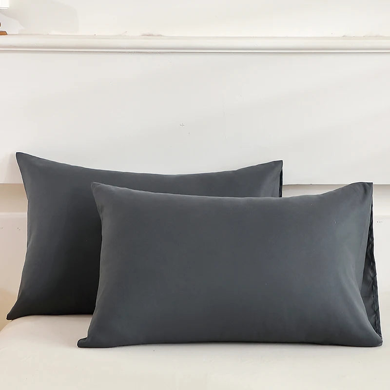 Bedding Set Reversible Solid Comforter All Seasons Double Brushed Microfiber 7 Piece Queen Cover Combo 5 Piece Twin Duvet