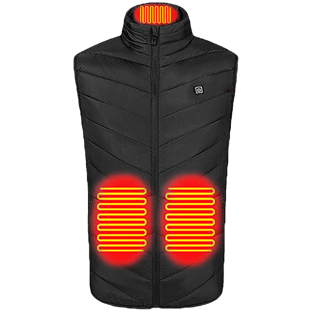 Intelligent Heating Pant 10-Heating Zones 2-Switches 3-Speed Adjustable Suitable For Outdoor Activities Indoor Work Hiking Elect