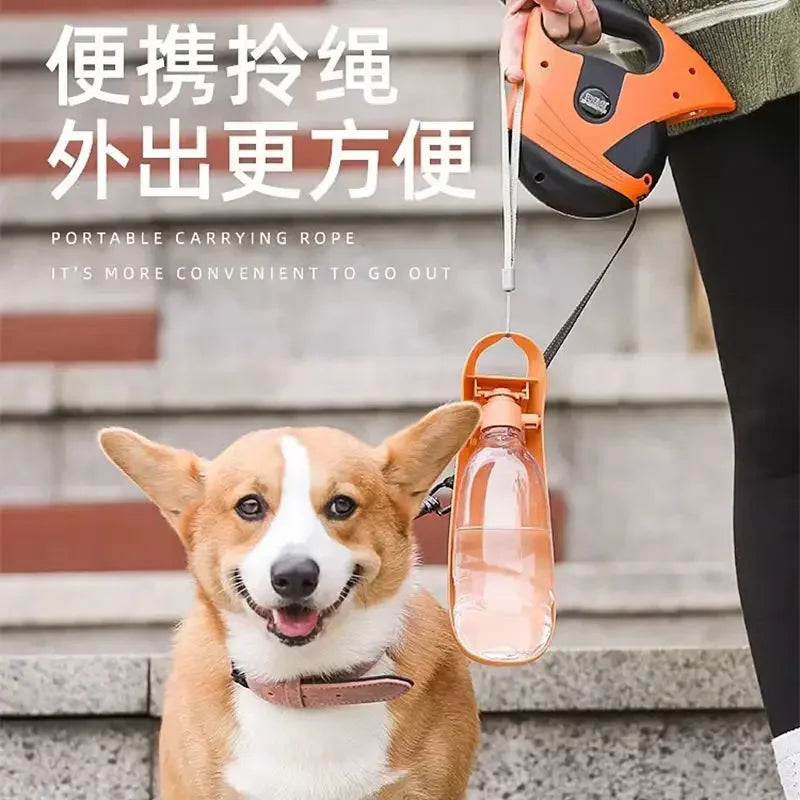 Portable Dog Water Bottle For Small Large Dogs Foldable Lightweight Drinking Bowl Outdoor Travel Walking Running Puppy Supplies