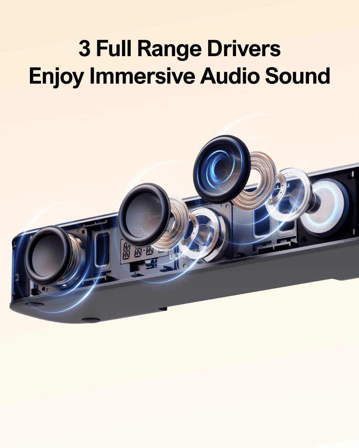ULTIMEA 7.1ch Virtual Surround Soundbar Peak Power 330W