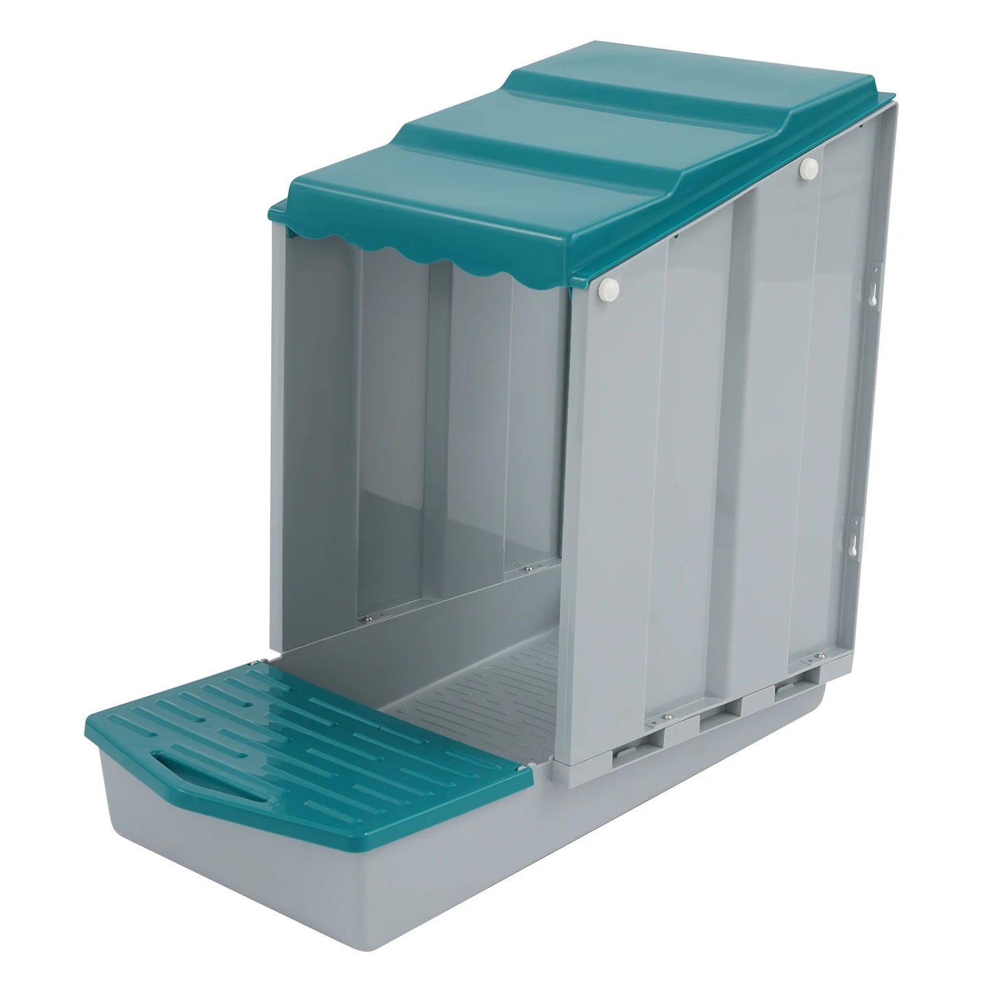 3-Compartment Chicken Nesting Box Chicken Laying Box with Egg Collection