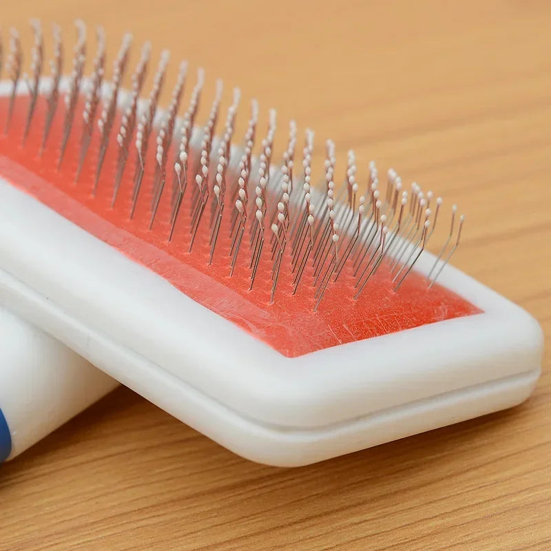 Pet Dog Cat Pin Comb Removes Hairs Brush Remover Supplies for Animal Chiens Dogs Cats Hairbush Grooming and Care Scratching Too