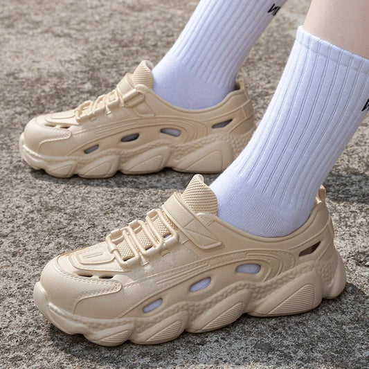 Men's Trendy Eva Sandals Summer Man Outdoor Wear Thick Bottom Non-slip Breathable Cool Shoes Beach Shoes Men Fishing Waterproof