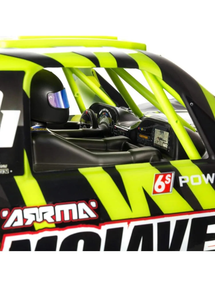 Truck 1/7 Mojave 6S V2 4WD BLX Desert Truck with Spektrum Firma (Ready-to-Run), Green/Black, ARA7604V2T1