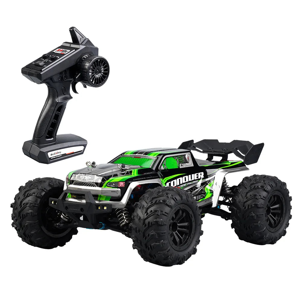 16102 1:16 Rc Car With Led Light 4WD 50km/h Off-road Vehicle High Speed Drift Car For Kid Vs Wltoys Boys Kids Birthday Gifts