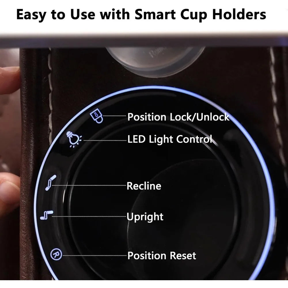 Power Zero Gravity Recliner Chair for Adults Breathable Leather Electric Recliners Adjustable Home Theater Seating with Smart