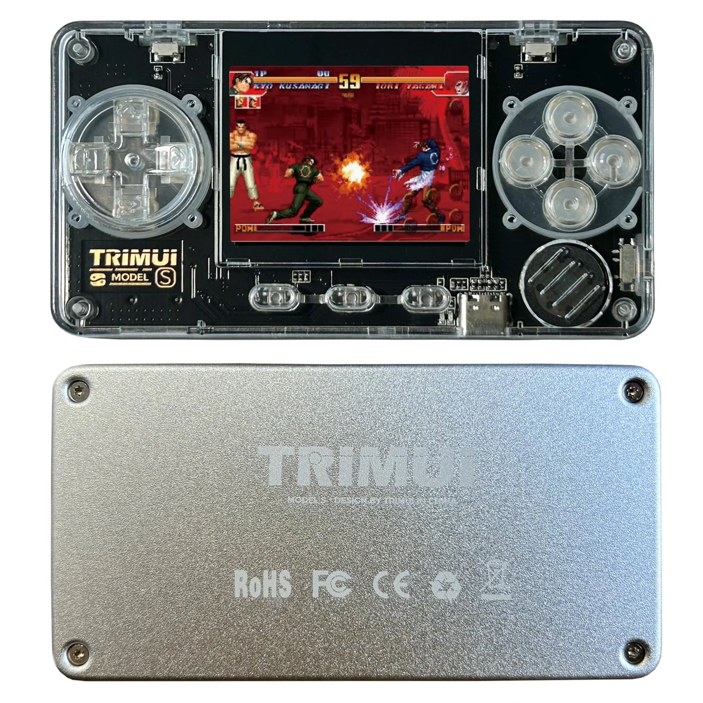 TRIMUI Model S Handheld Game Console 2.0 Inch IPS Screen Mini Portable Player 15000plus Classical Games Retro Game Console