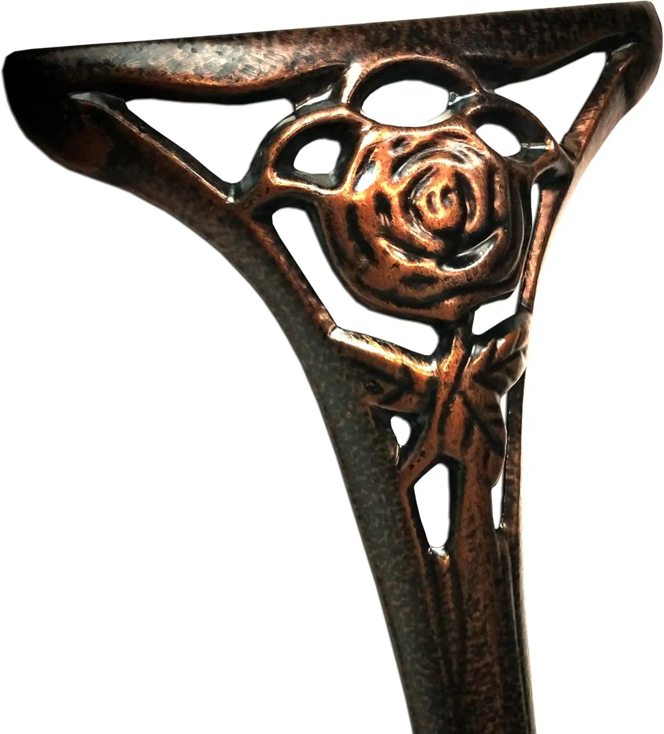 3-Piece Rose Bistro Set with 23.5-Inch Cast aluminum Top Table