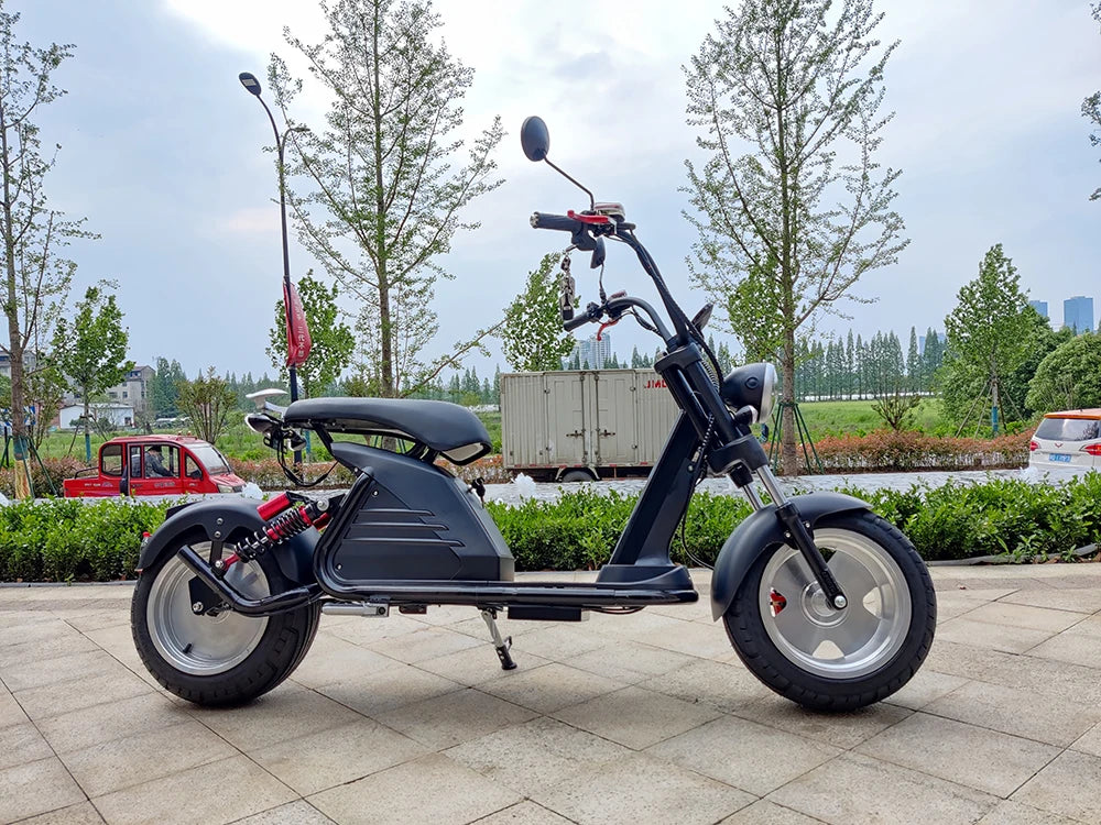 Adult Electric Motorcycle 3000W Motor Max Speed 70 KM/H 18 Inch Fat Tire  60V30AH Mileage 60-80KM  2 Wheel E Scooter