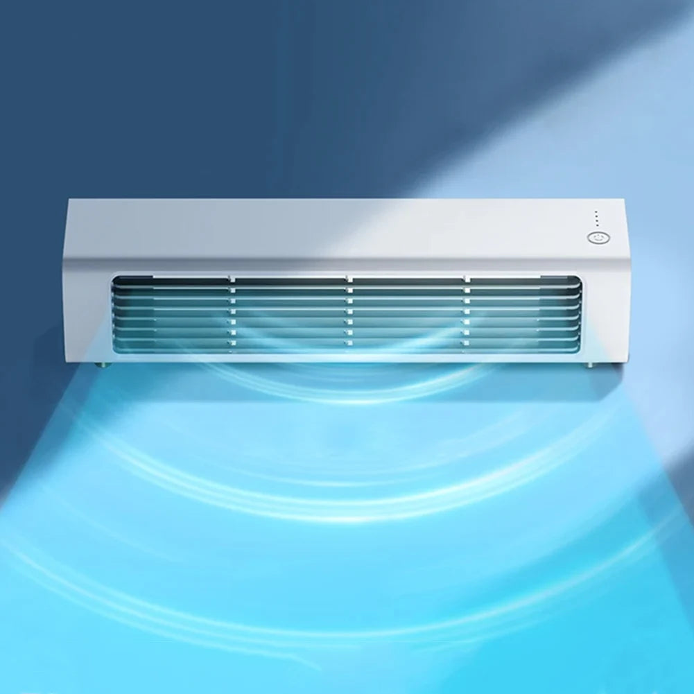 Leafless  Fan Remote Control Strong Wind Electric Fan LED Desktop Standing Fan for Bedroom Living Rooom Bathroom