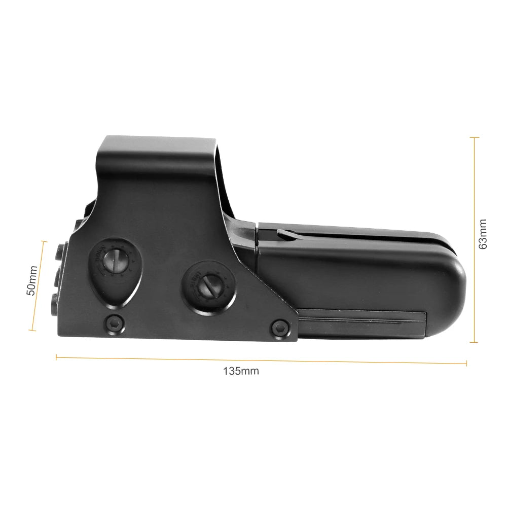 551 552 553 558 Red Green Dot Holographic Sight Scope Hunting Reflex Sight Riflescope 20mm Mount Airsoft Gun