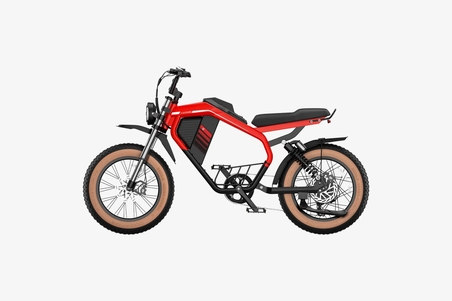 Electric Off-Road Bike Luckeep M5 Max 20x4" 2000W,37.5Mph,80Mile,52V 20Ah,7 Speed, Wide Tire All Terrain E-Bike,New