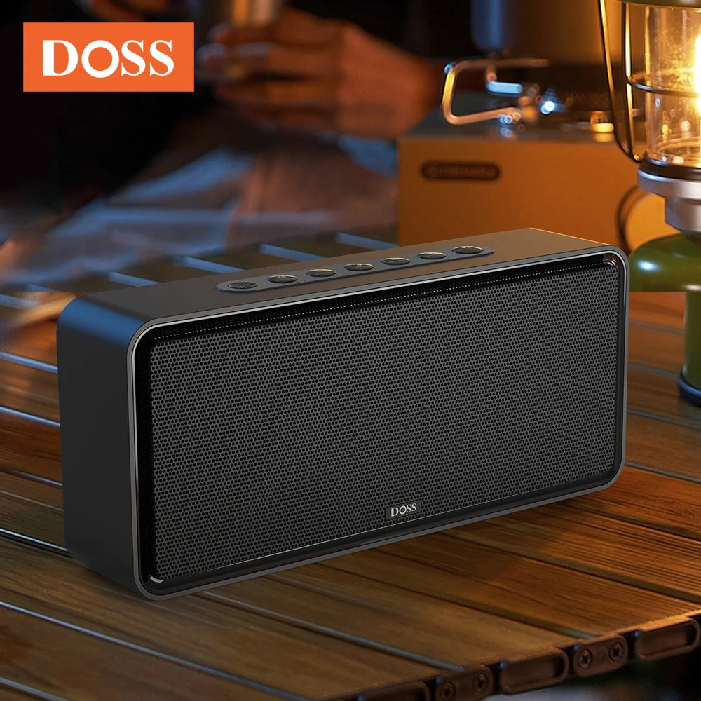 DOSS Home Bluetooth Speaker Powerful 32W Stereo Sound Bold Bass Subwoofer Music Sound Box TWS Wireless Pairing Portable Speakers