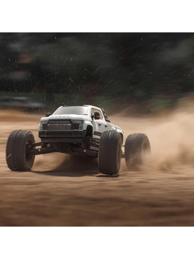 RC Truck Big Rock 6S 4WD BLX 1/7 Monster Truck RTR (Battery and Charger Not Included) White, ARA7612T3