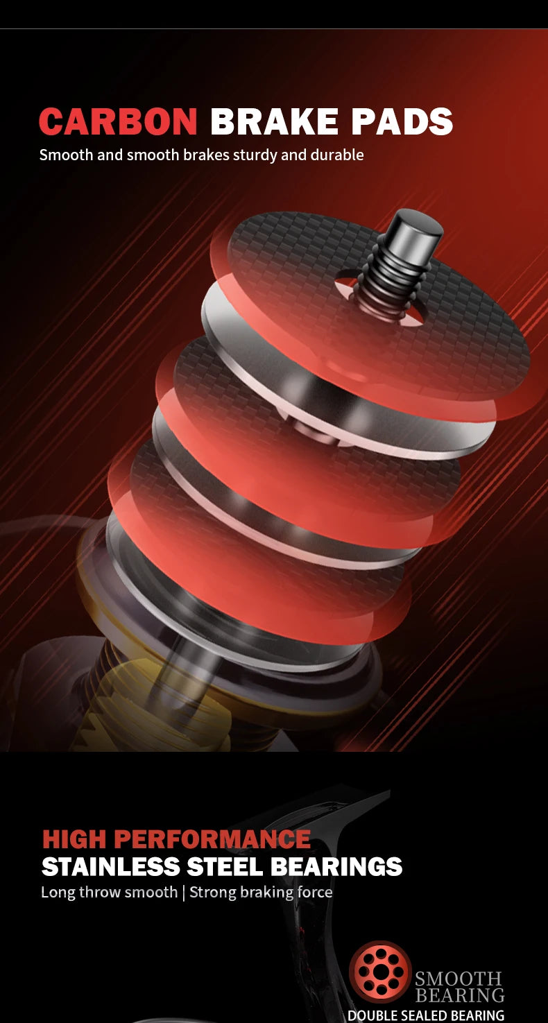 HJ Fishing Reel Spinning Reel Metal Reel Cup 10KG Max Drag Power Spinning Wheel High Speed Adapt to Any Water Body