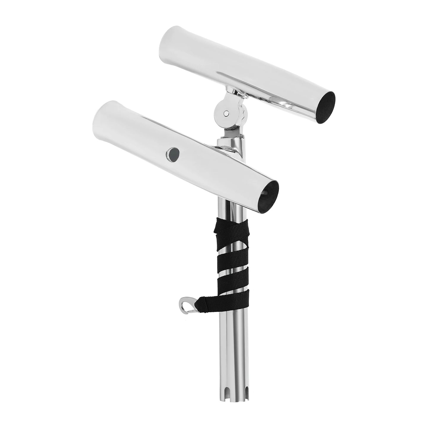 2X Boat Double Angle Fishing Rod Holder Stainless Steel Outrigger Adjustable