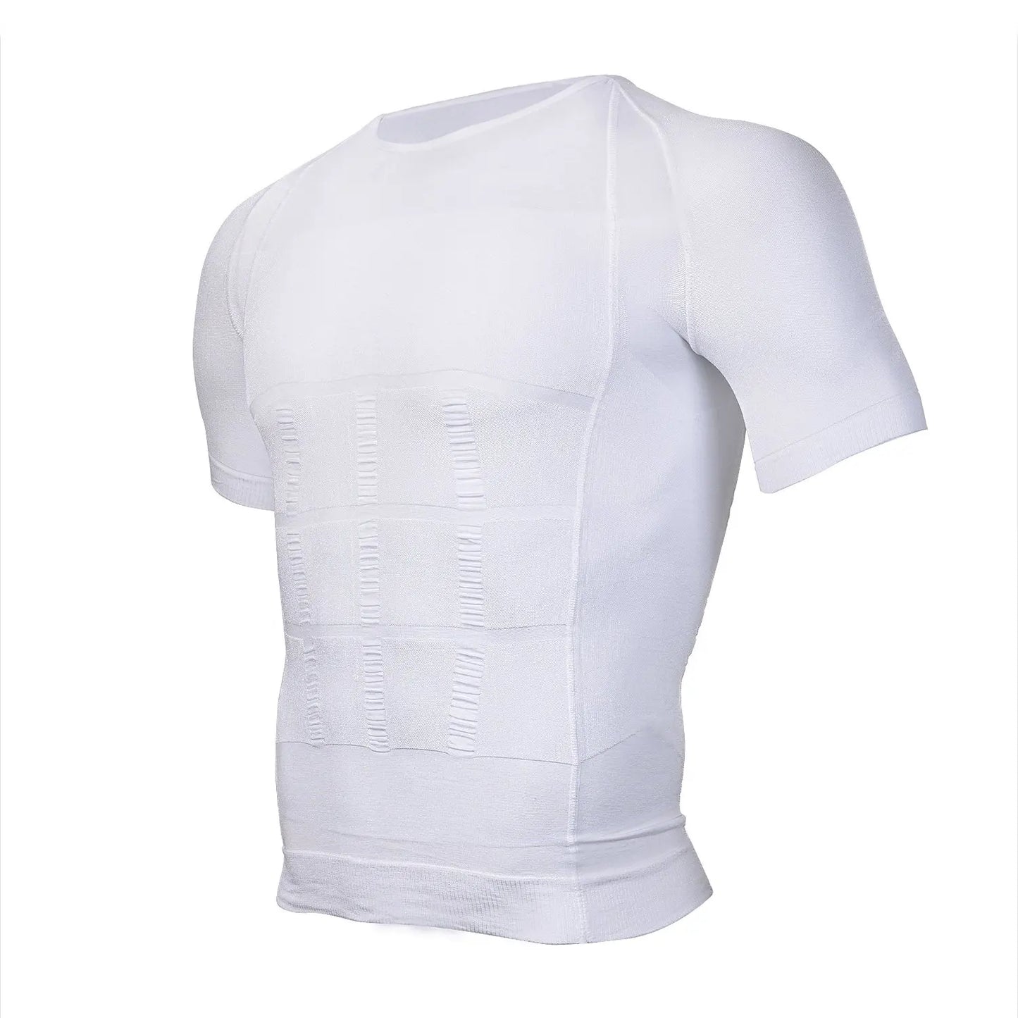 Mens Compression Shirt Slimming Body Shaper Vest Workout Tank Tops Abs Abdomen Undershirts