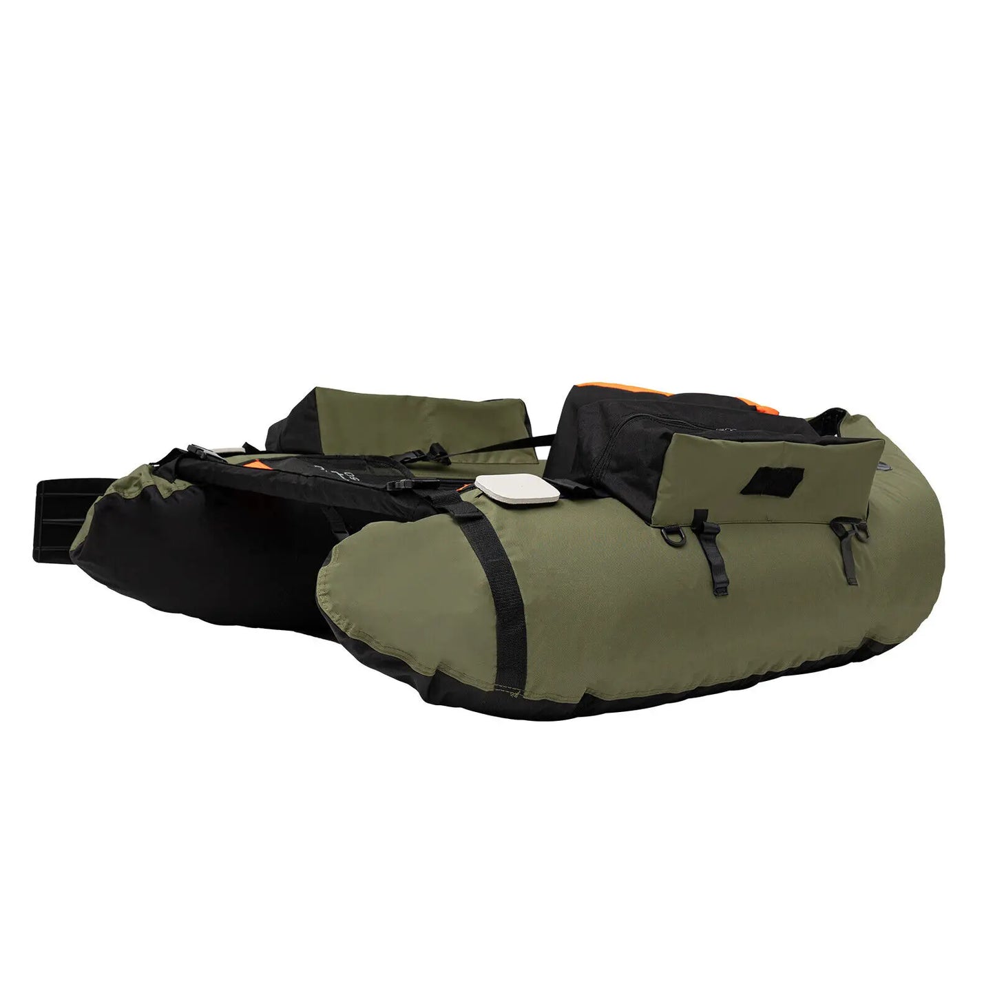 Outdoor Inflatable Fishing Boat Adjustable Backrest 130kg/286.6lbs Load