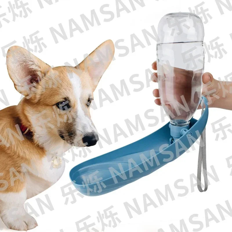 Portable Dog Water Bottle For Small Large Dogs Foldable Lightweight Drinking Bowl Outdoor Travel Walking Running Puppy Supplies