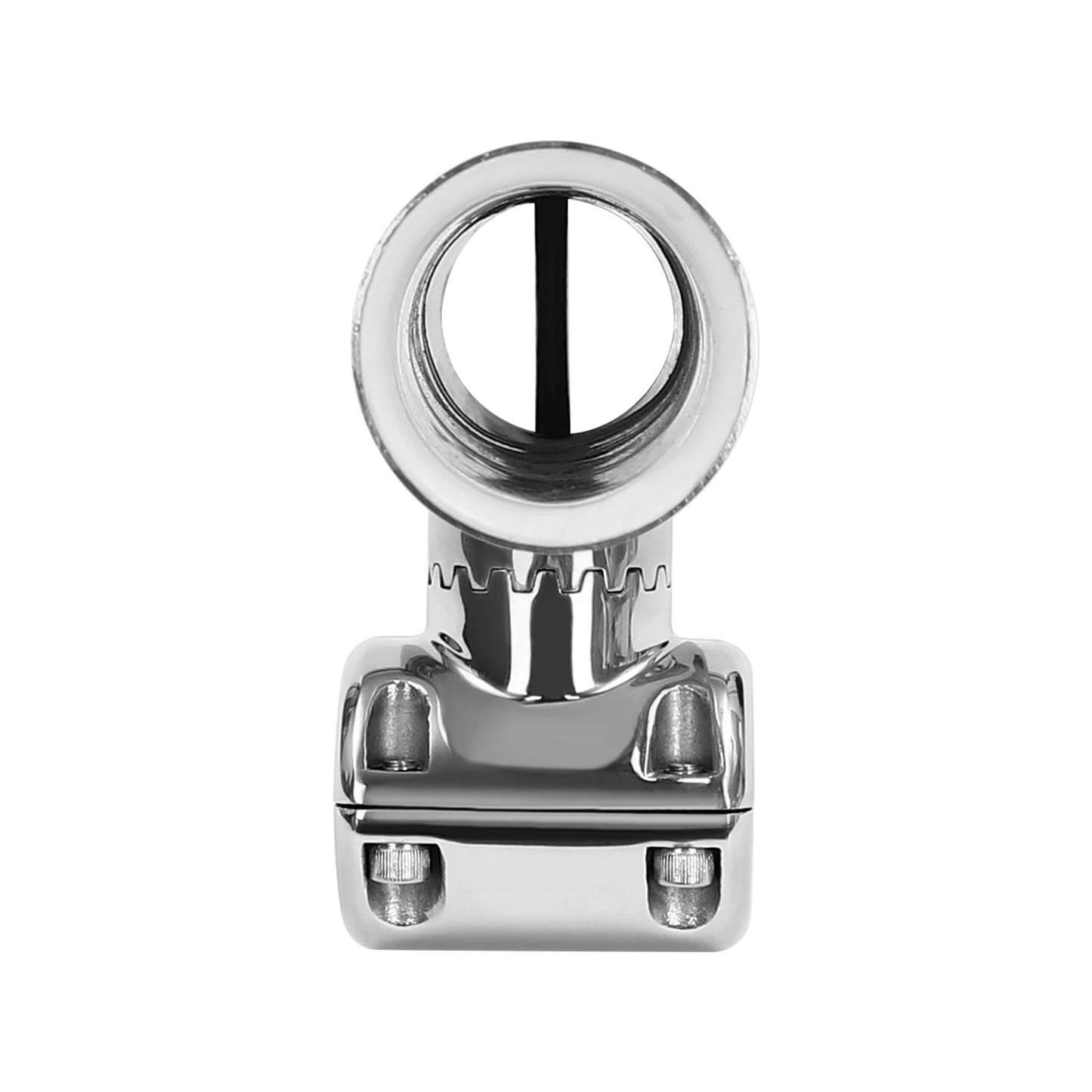 1PC Stainless Steel Fishing Rod Holder with Wrench, Duty Marine Grade Adjustable Rod Holder for Boat, Kayak, and Shore Fishing