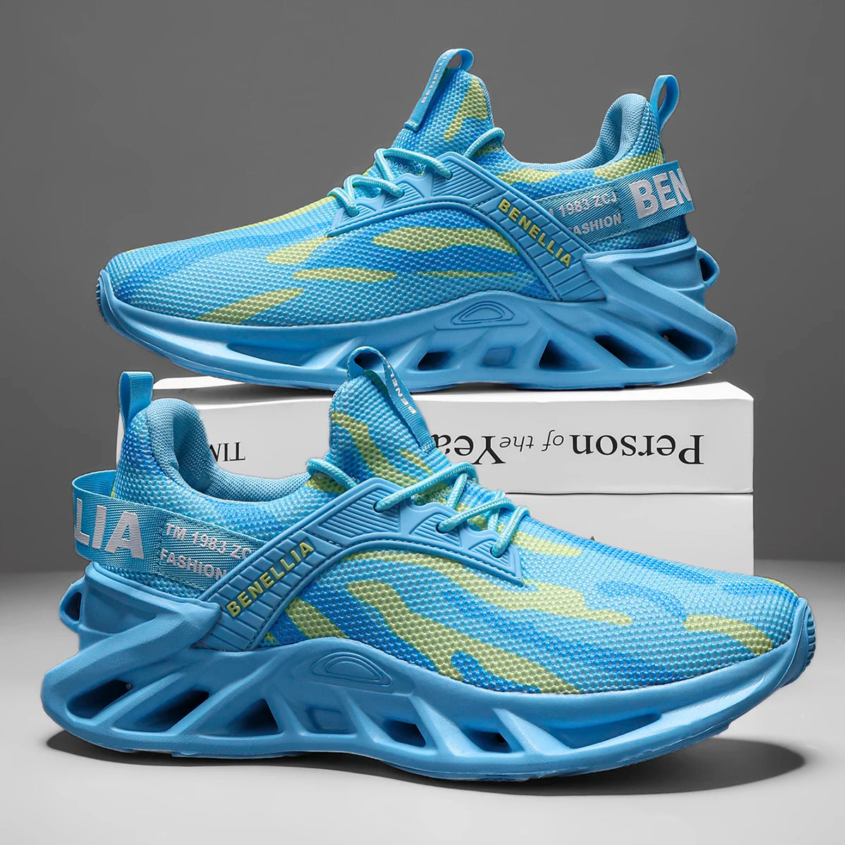 Running shoes for men and women, lightweight mesh, breathable and comfortable, flat and soft tennis shoes