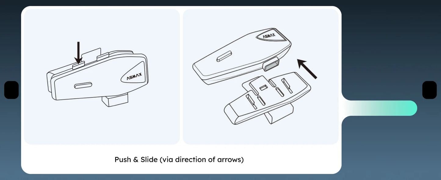 ASMAX Blue S1 Motorcycle Intercom Helmet Mesh Group Communication, Voice Control Bluetooth Headset for Snowmobile, Ski & ATV