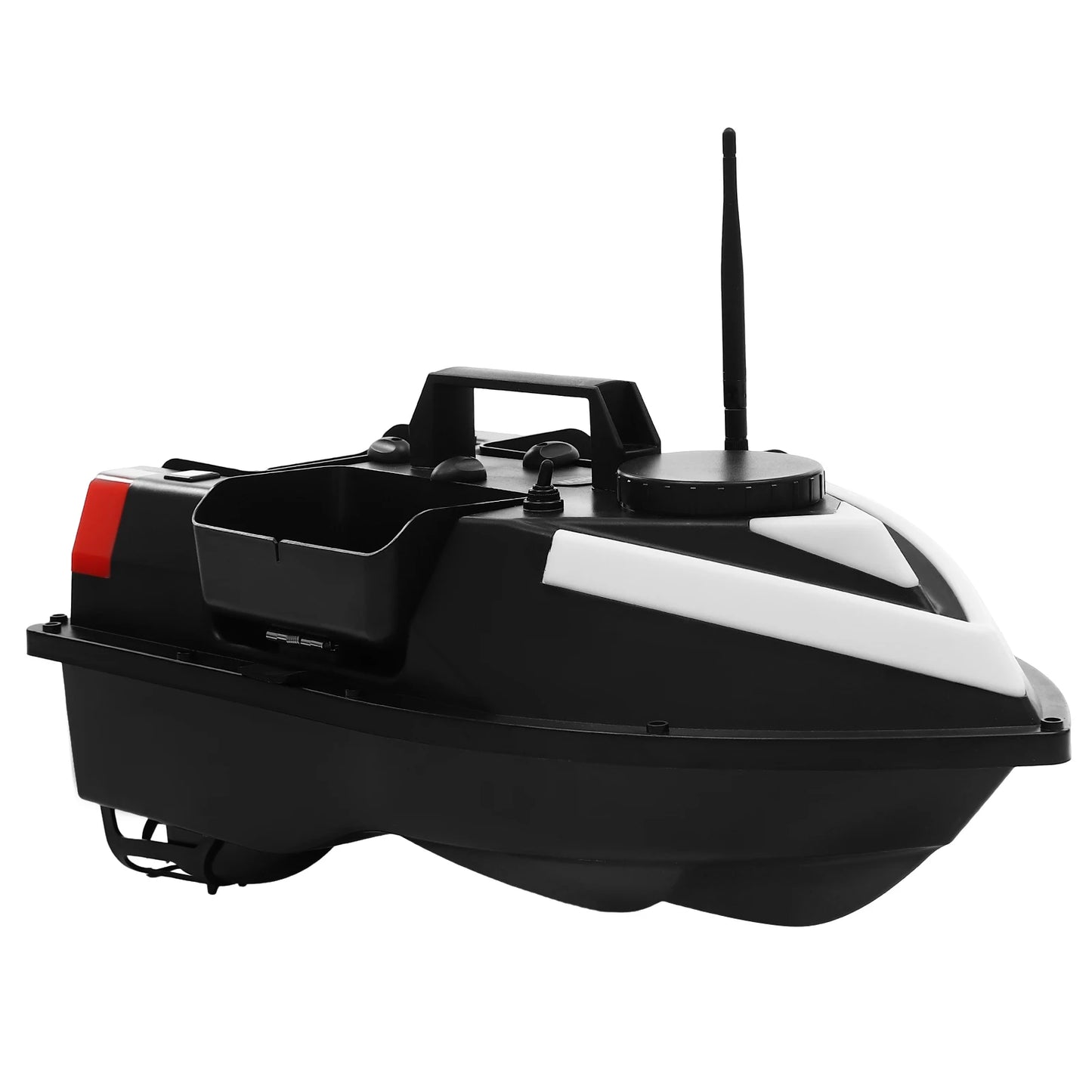 5200mAh GPS Fishing Bait Boat,Remote Control Nest Beater W/ 3/4 Bait Containers and LED Screen,1.5kg/2kg Load Rechargeable