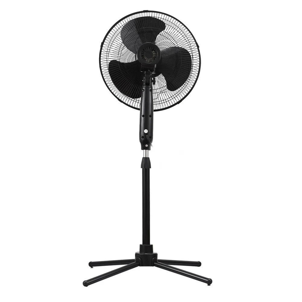 Kitchen Home Office 16 Inch Pedestal Standing Fan Adjustable Height and Tilt Floor Fan For Living Room Bedroom