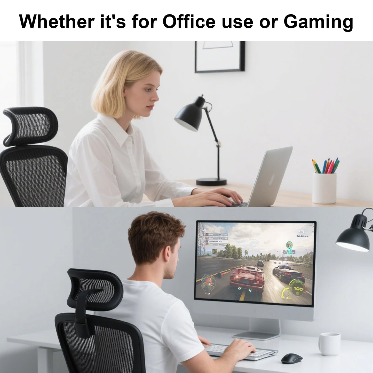 Adjustable Desk Swivel Chairs Computer Chair Recliner Chair Home Furniture Ergonomic High Back Mesh Chair For Office Living Room