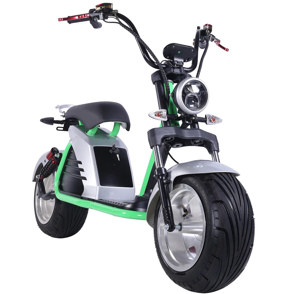 Adult Electric Motorcycle 3000W Motor Max Speed 70 KM/H 18 Inch Fat Tire  60V30AH Mileage 60-80KM  2 Wheel E Scooter