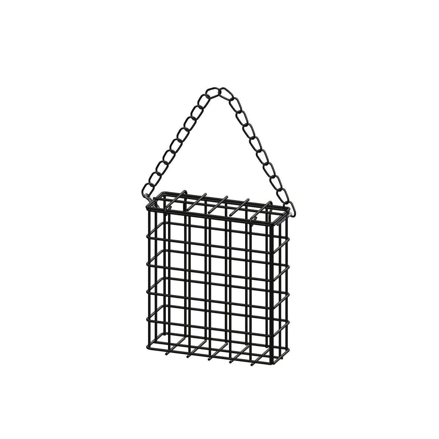Suet Bird Feeder Cube Cage Food Container Outdoor Hanging Wild Birds Parrot Feeding Tree Portable Fruit and