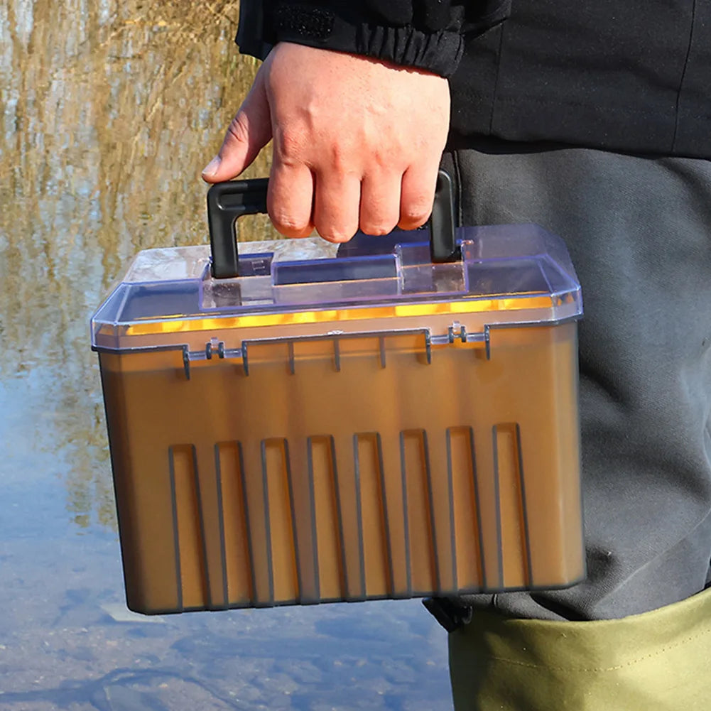 24 Grids Webfoot Octopus Egi Storage Organizer Box Minnow Squid Jig Hard Bait Container Fishing Storage Box