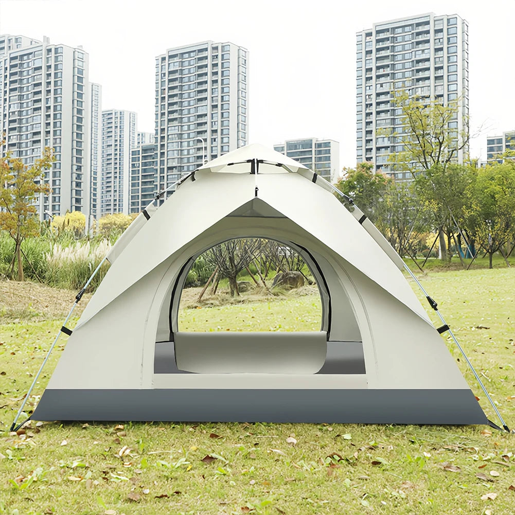 Fully Automatic Camping Tent Lightweight Sunshade Tent Waterproof Quick Open Tent for Hiking Backpacking Camping