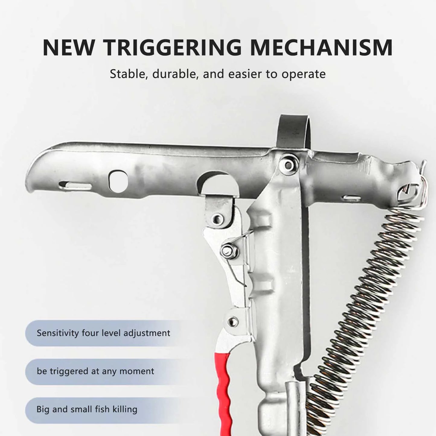 Automatic Spring Fishing Rods Holder Stainless Steel Durable Ground Support Brackets for Sea Lake River Fishing stand