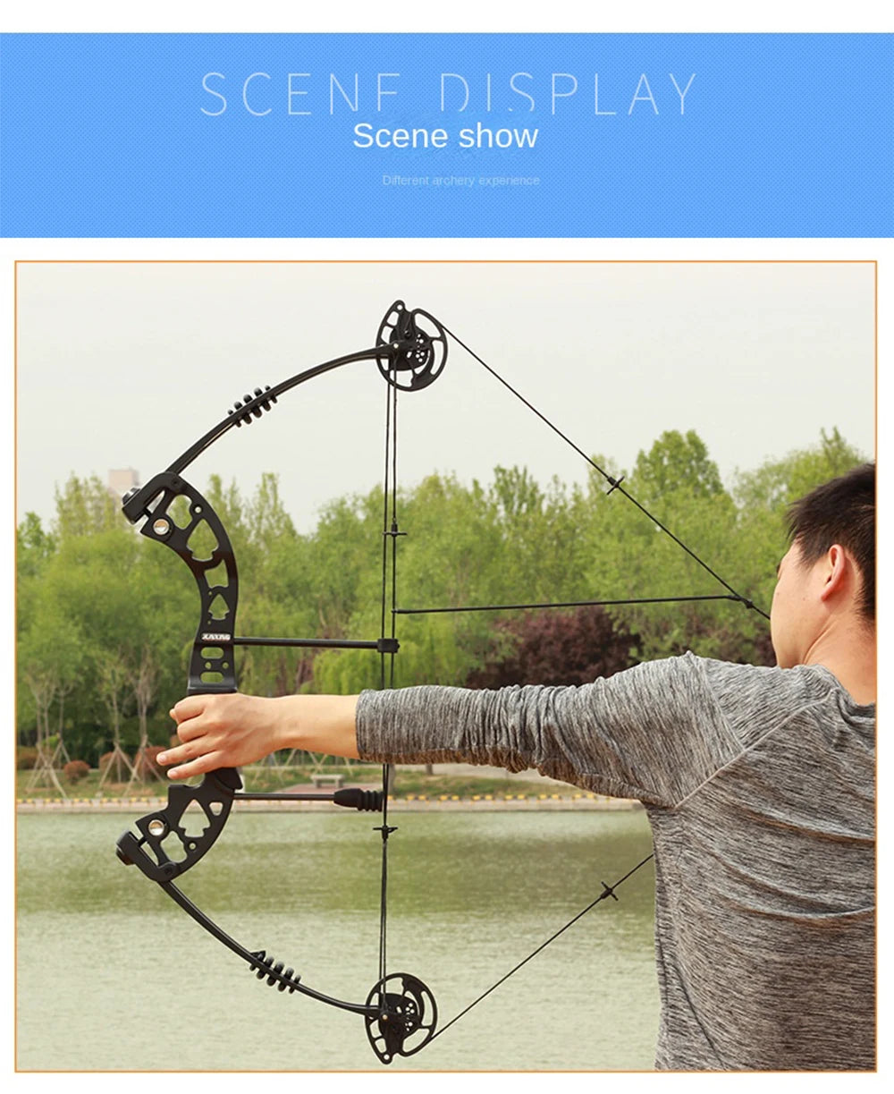 Battleship X Composite Pulley Bow and Arrow M125 Outdoor Archery Equipment 30-60lb Bow and Arrow Set