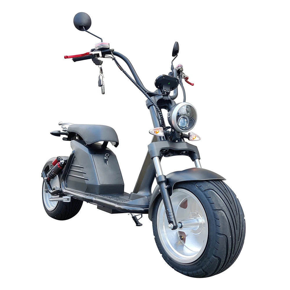 Adult Electric Motorcycle 3000W Motor Max Speed 70 KM/H 18 Inch Fat Tire  60V30AH Mileage 60-80KM  2 Wheel E Scooter