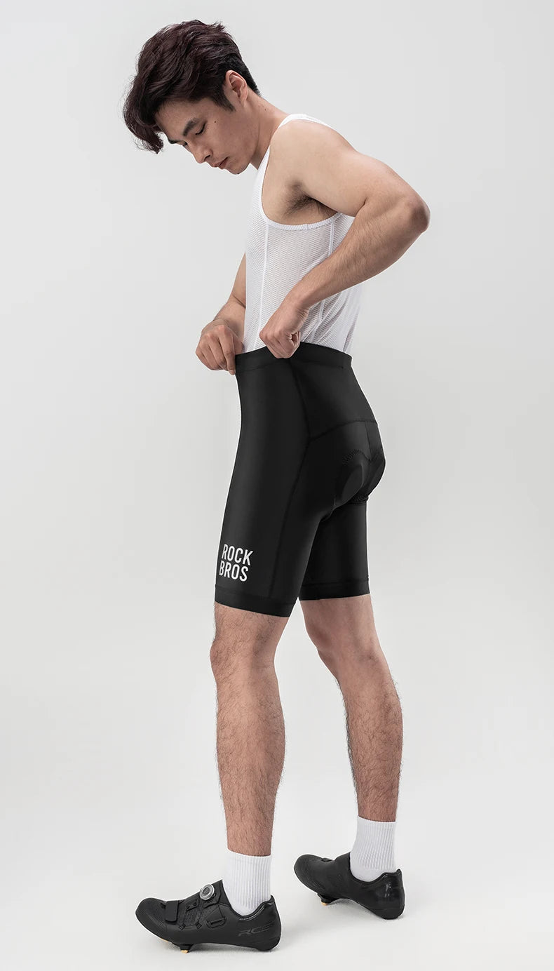 ROCKBROS Men's Cycling Shorts 3D Gel Pad Cycling Underwear Anti-Slip Breathable Bike Bicycle Liner Shorts Men MTB Road Riding