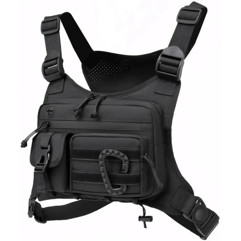 Outdoor Tactical Chest Bag Men's Vest EDC Waterproof Anti-Theft Chest Pack for Cycling Bags Running Front Chest Bag