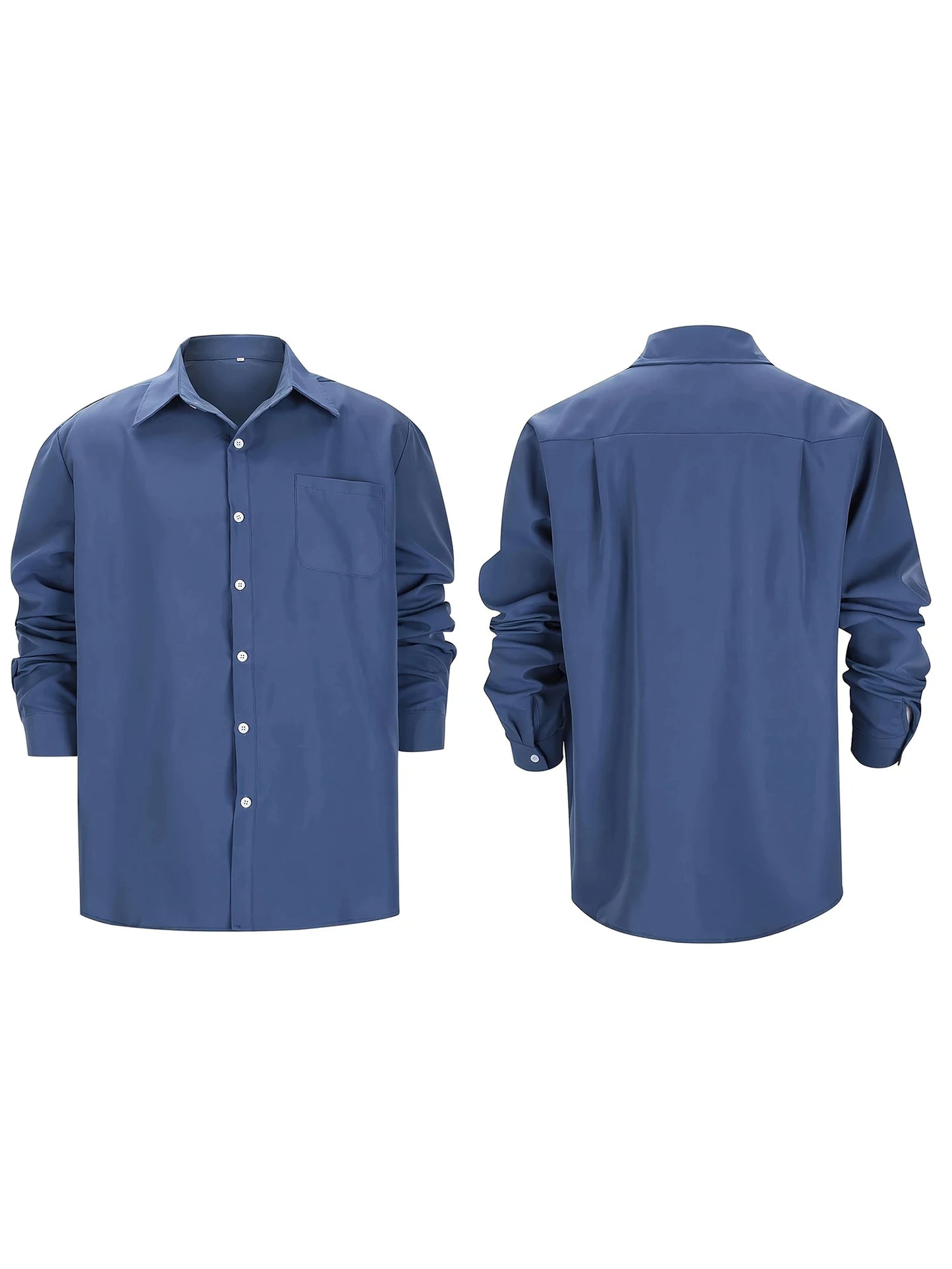 Men s Long Sleeve Plaid Button Down Shirt Casual  Fit Flannel Checkered Shirts for Fall Streetwear Fashion