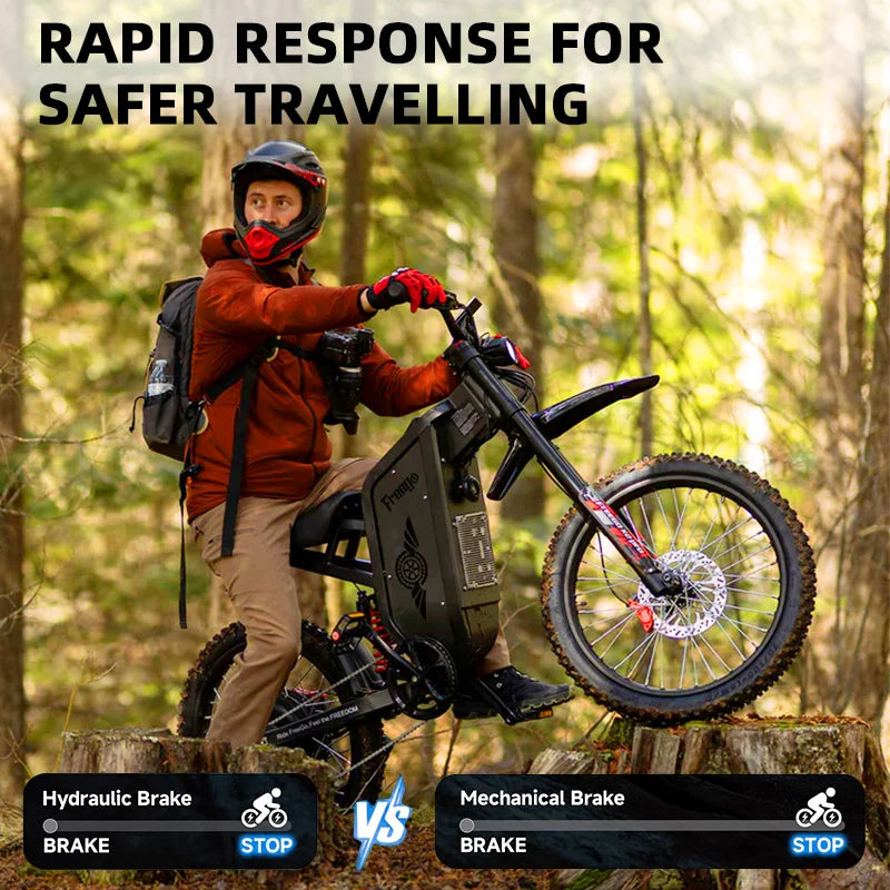 Freego X2 Pro Electric Motorcycle for Adults 6000W Brushless Gearless Motors 30AH Lithium Battery Speed 90Kmh Electric Dirt Bike