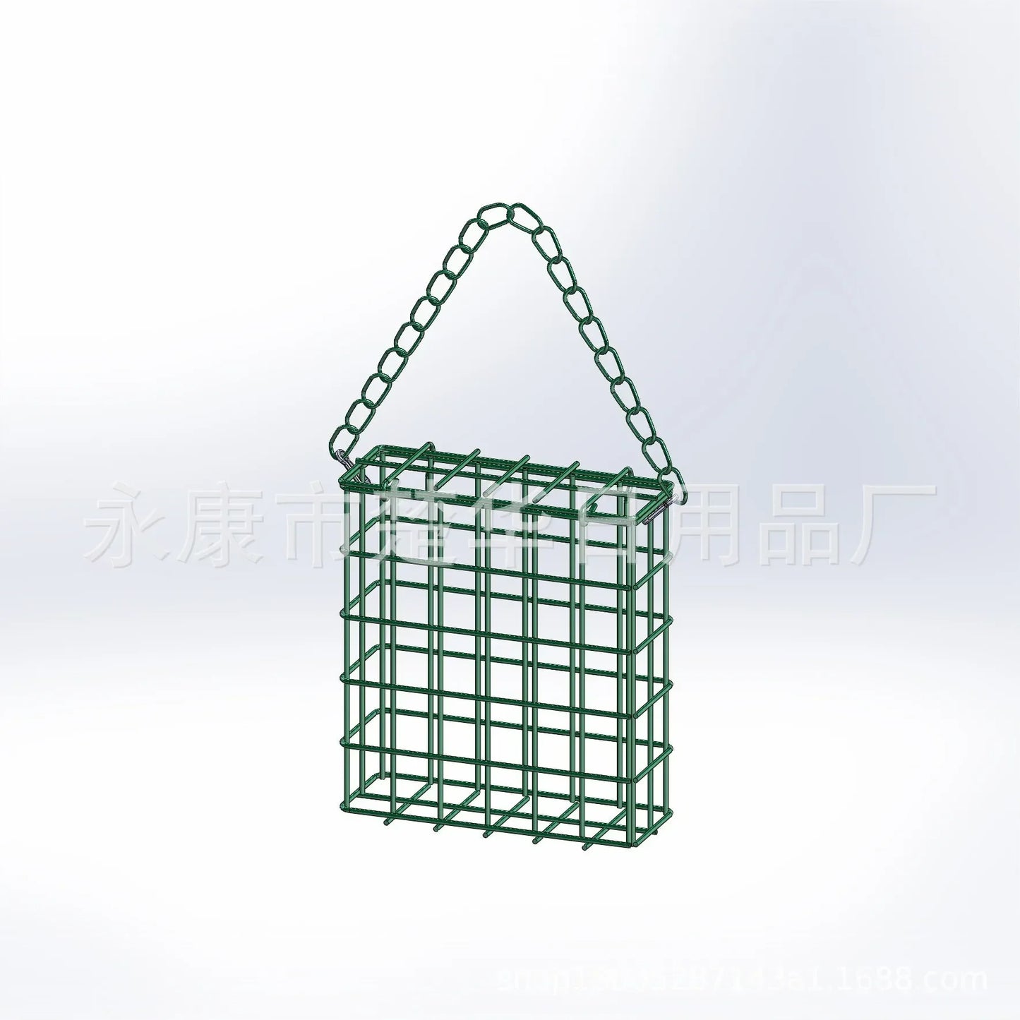 Suet Bird Feeder Cube Cage Food Container Outdoor Hanging Wild Birds Parrot Feeding Tree Portable Fruit and