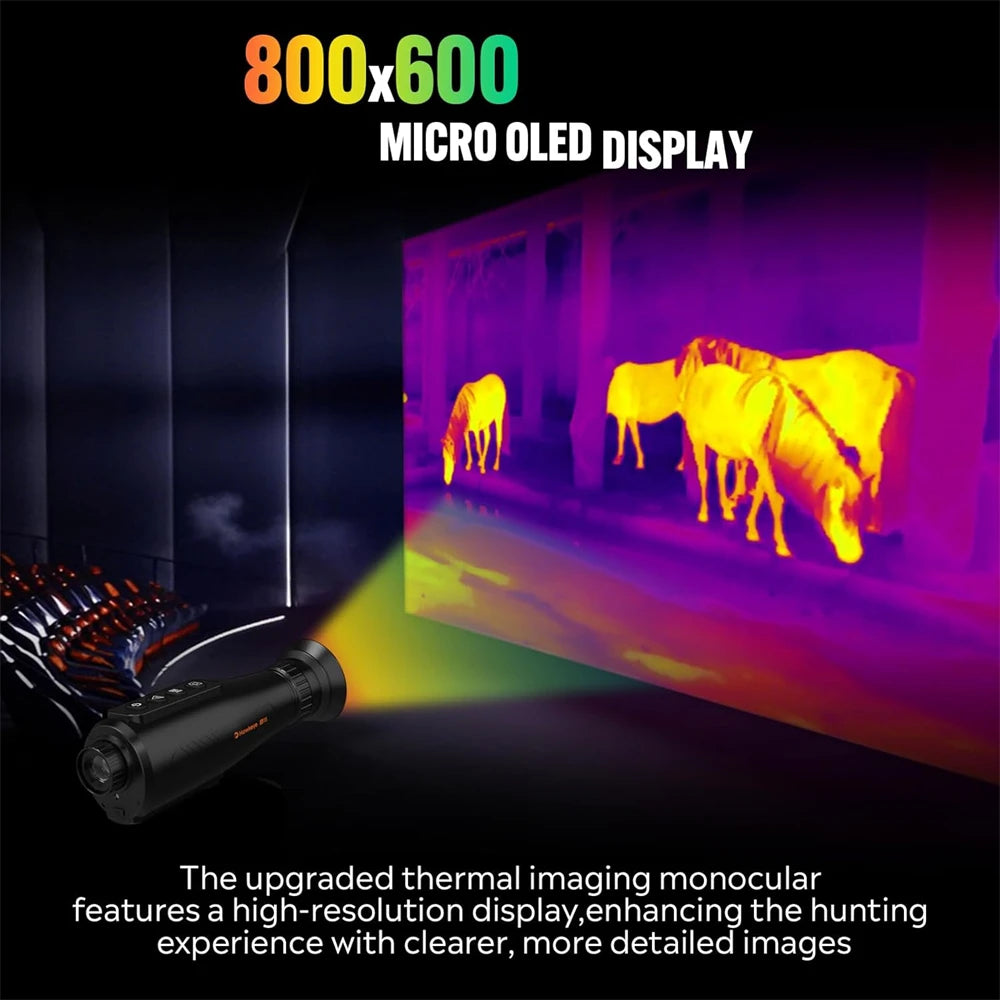 GTGUARD Ai15 Thermal Imaging Monocular Goggles Outdoor Detector Handheld Infrared Thermal Imaging Telescope Night-vision Device