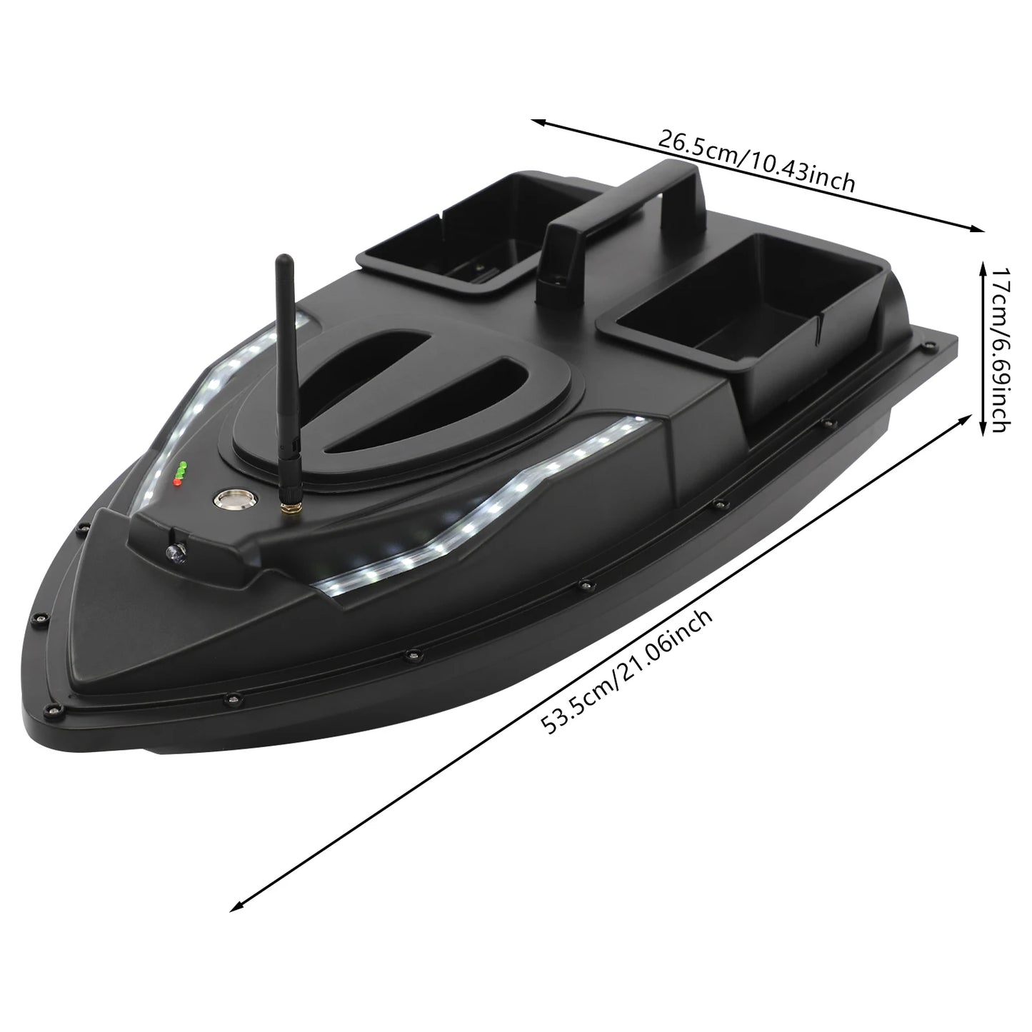 Fishing Bait Boat High Speed Fishing Bait Boat Remote Control Boat for Pool and Lake Bait Boats