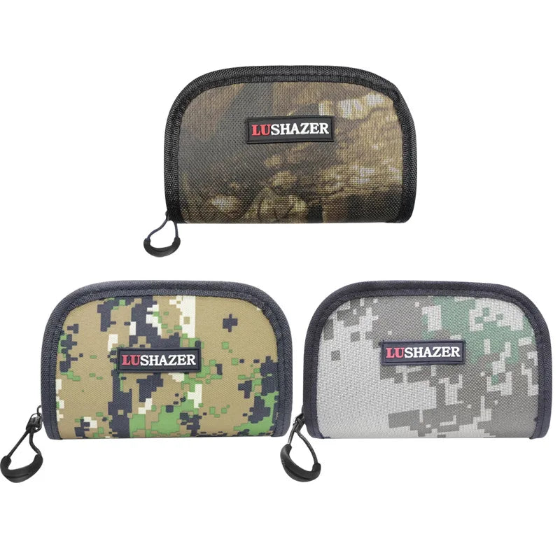 Outdoor Portable Fishing Bag Large Capacity Canvas Zipper Sequins Spoon Lure Bait Tackle Box Fishhooks Hand Spinner Storage Case