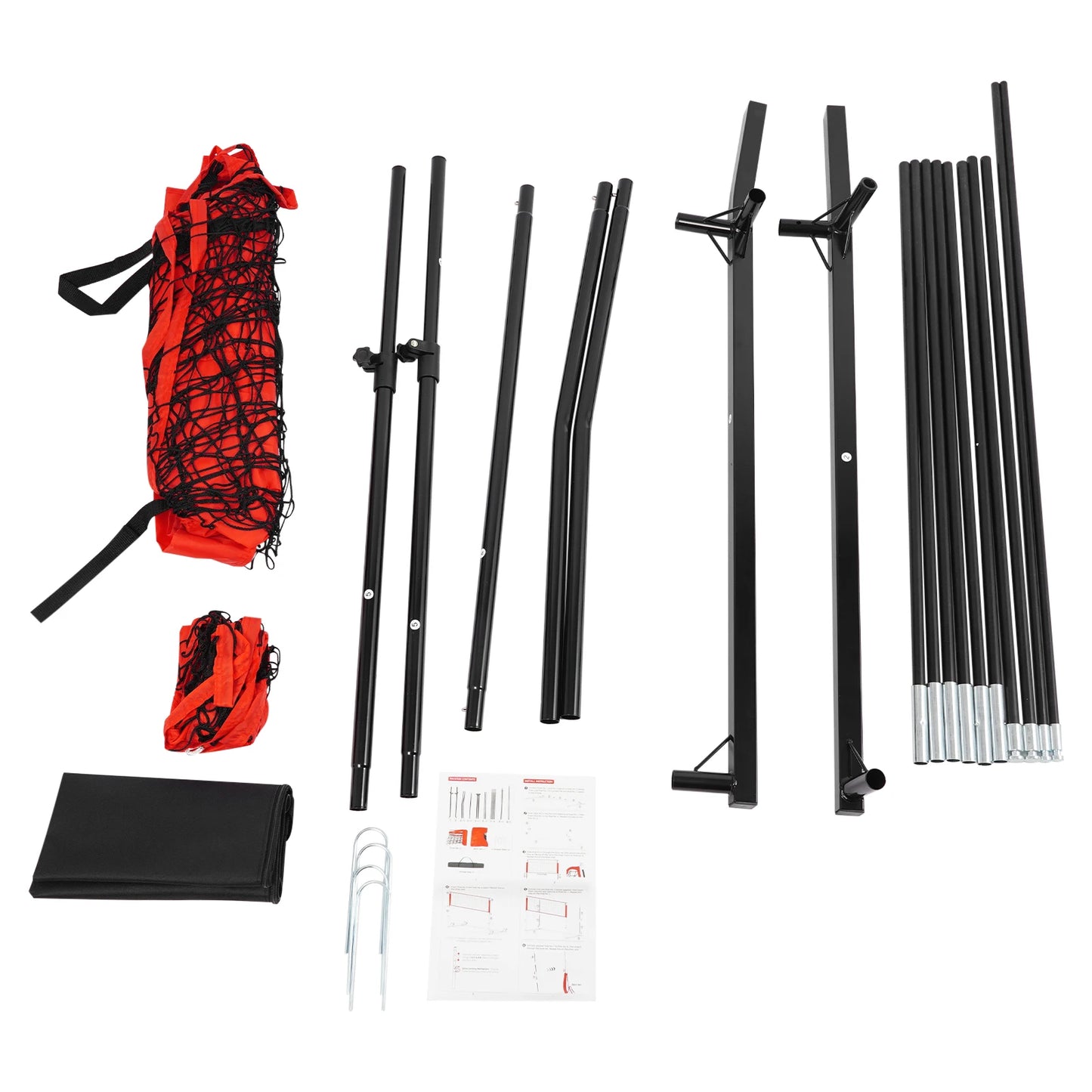 Bymaocar 2.44*3.35M Volleyball Training Net, Nylon Volleyball Practice Net, Volleyball Trainer Equipment Net