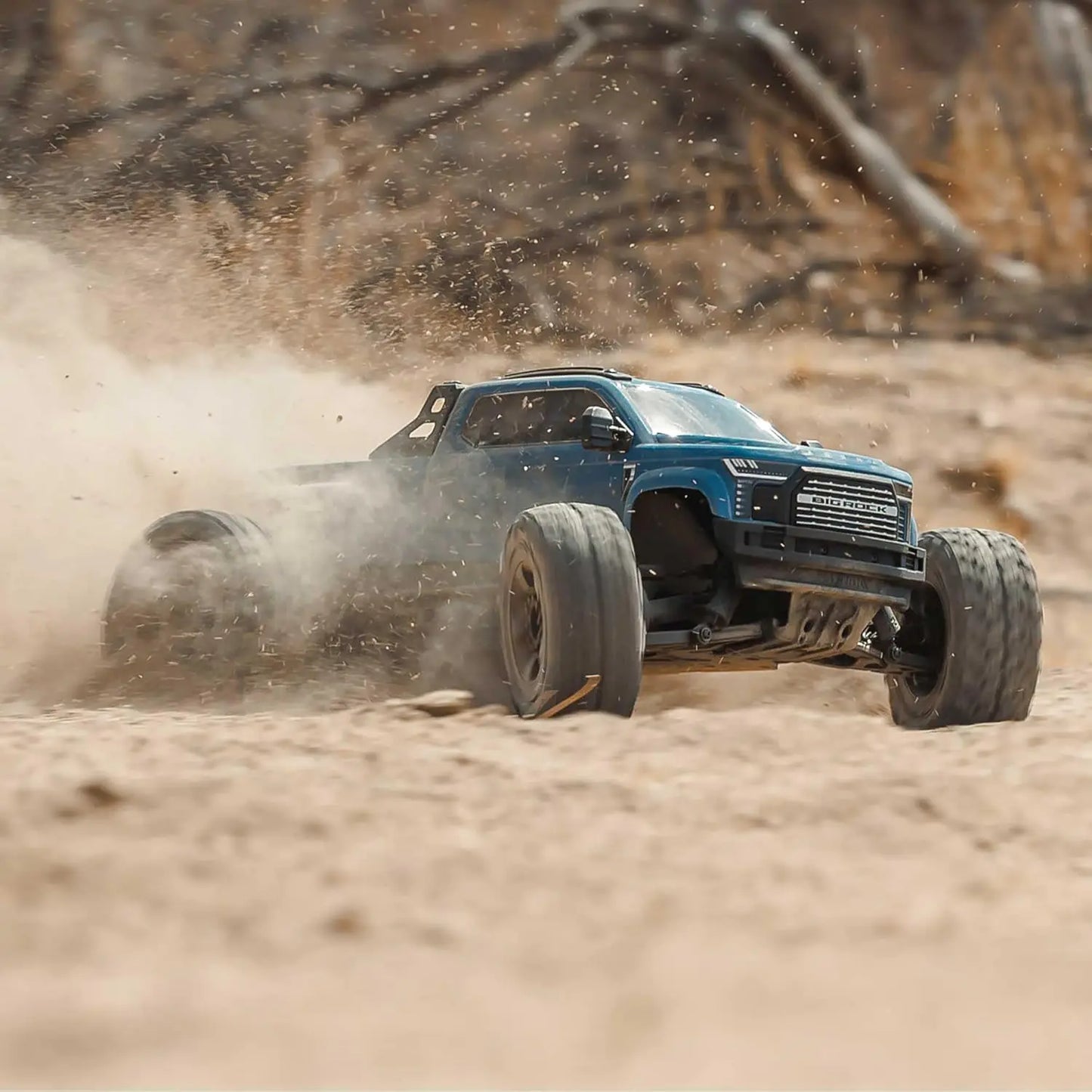1/10 Big Rock 4X4 223S BLX BRUSHLESS Street Truck RTR with DSC, (Blue), ARA4312V4T3